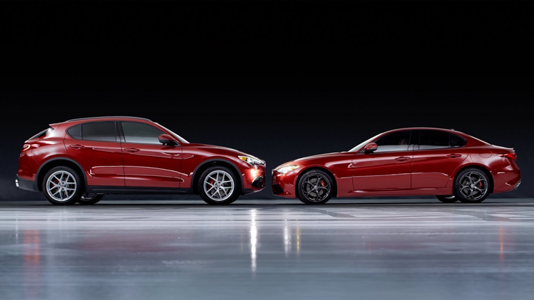 Κάνοντας πατινάζ με τις Alfa Romeo Giulia και Stelvio